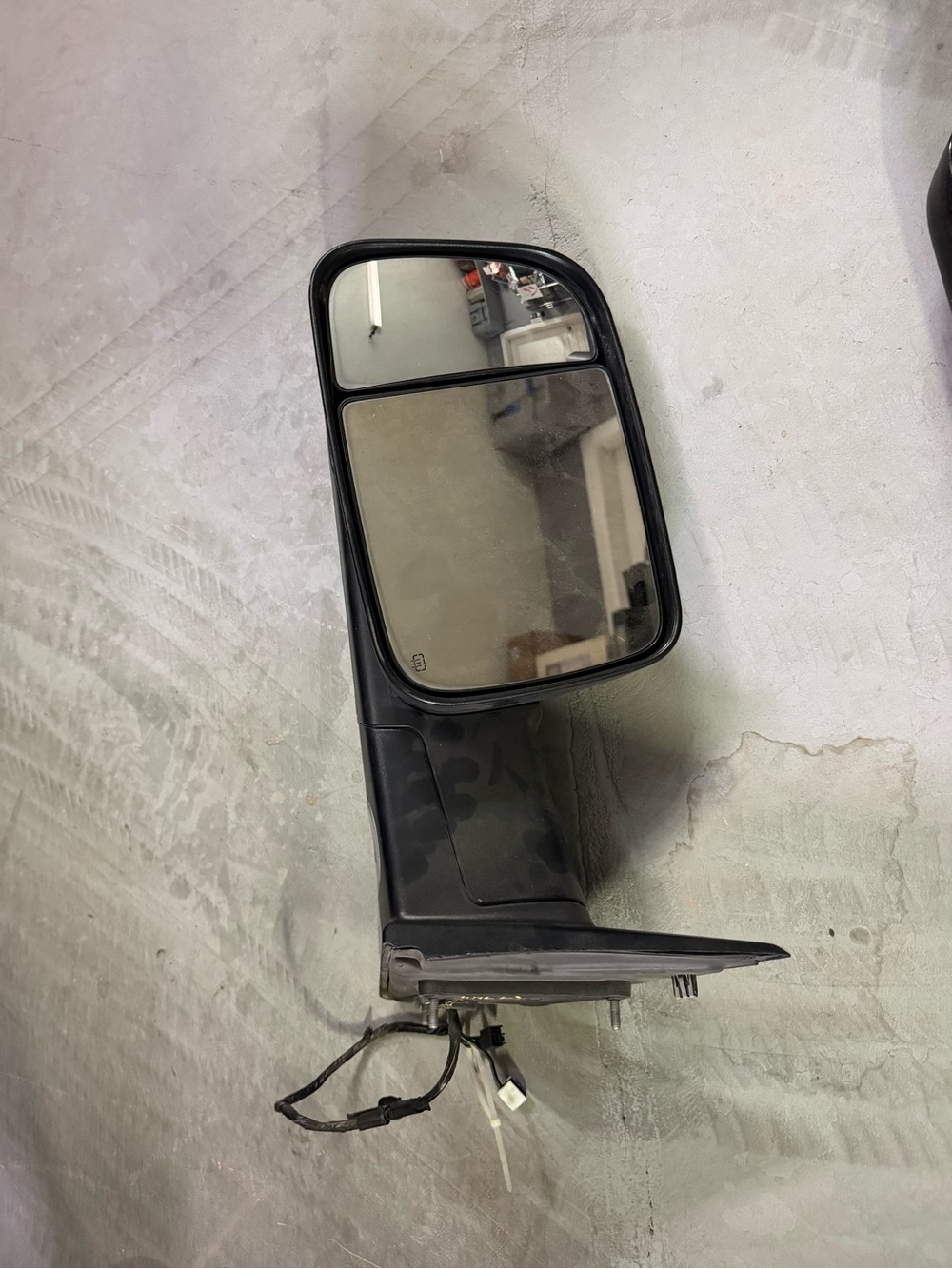 Black Replacement Side Mirror for Trucks and Vans